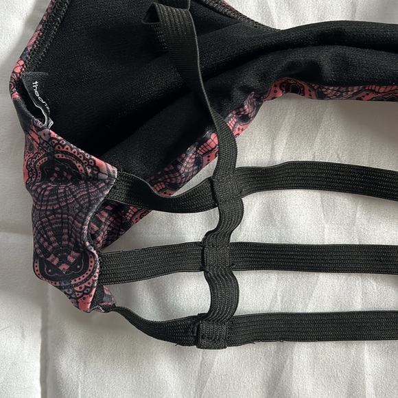 Onzie S/M Cage Back Bra Hot Yoga Sports Bra - Picture 4 of 6